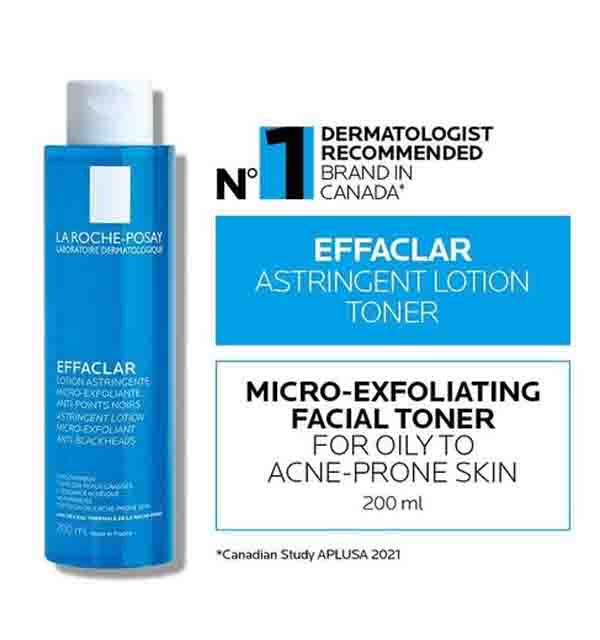 La Roche Posay Effaclar Astringent Micro Exfoliating Lotion 200 ml .