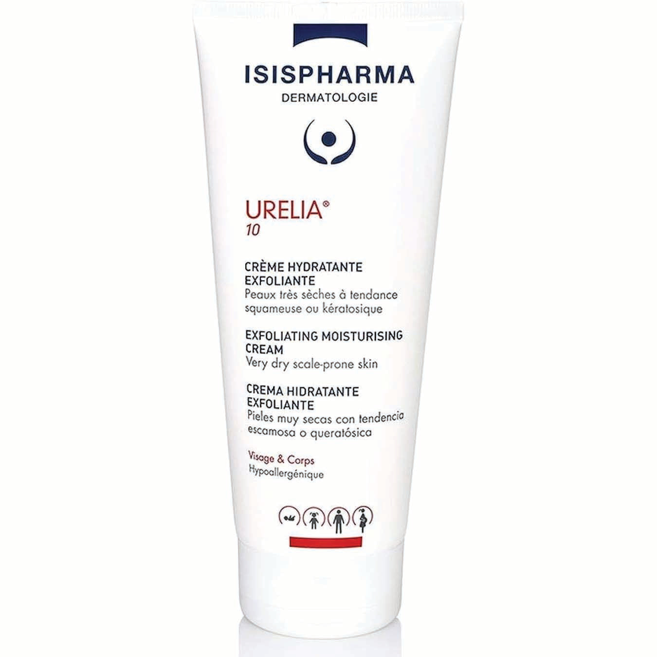 Isis Pharma Urelia 10 Exfoliating Moisturising Cream 150 ml.