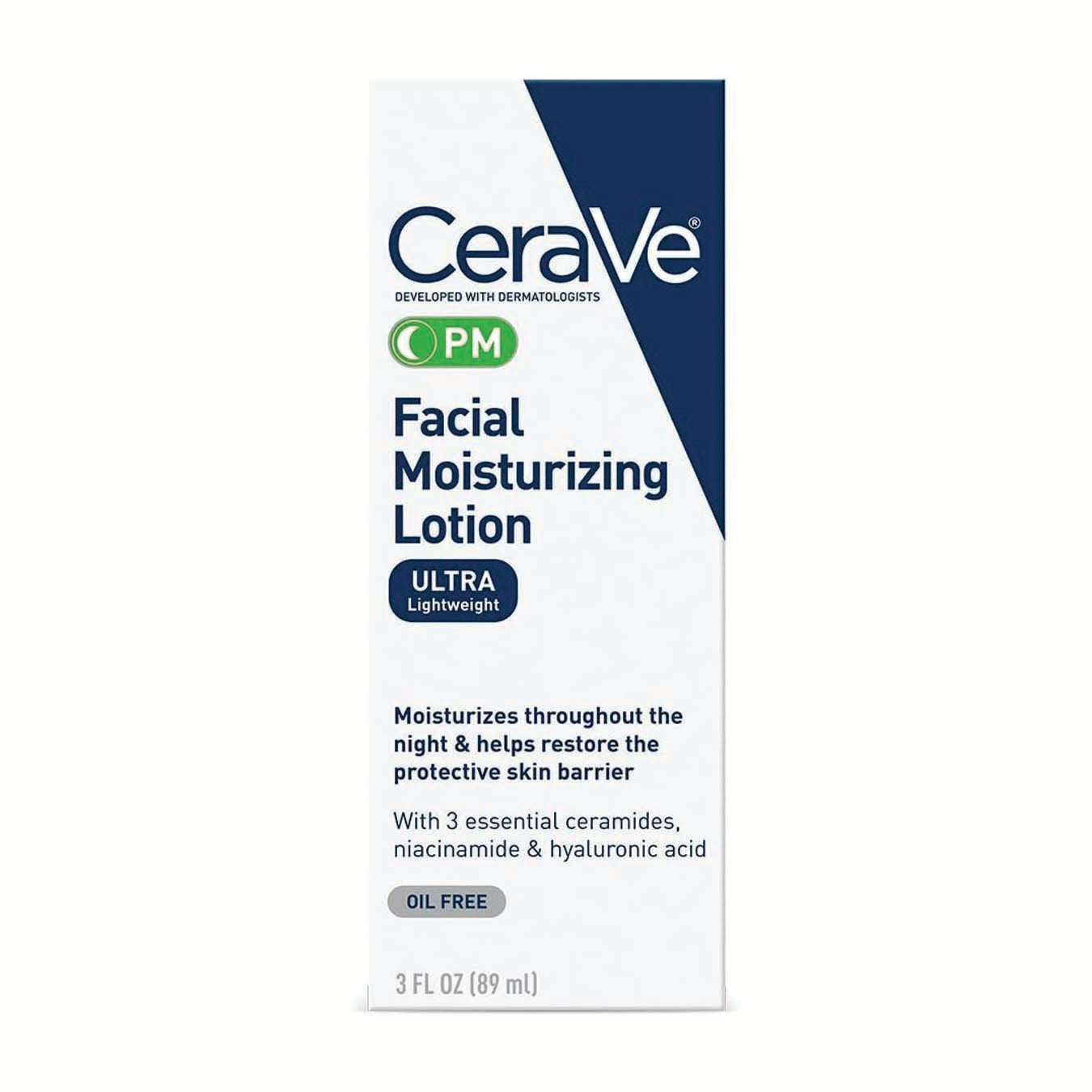 Cerave PM Ultra Light Weight  Facial Moisturizing Lotion 89ml .