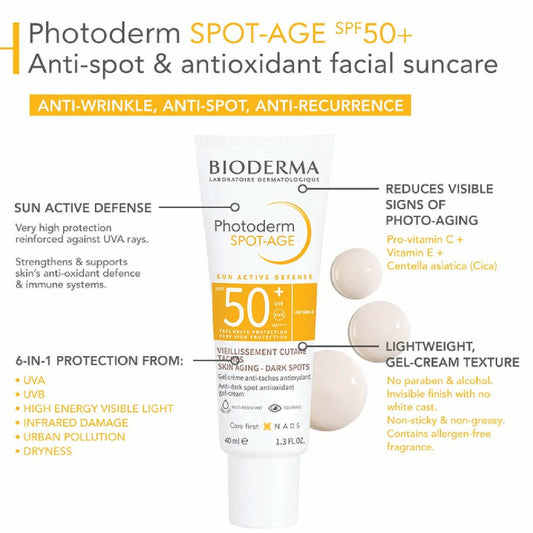 Bioderma Photoderm SPOT-AGE Gel Cream SPF 50+40 ml .