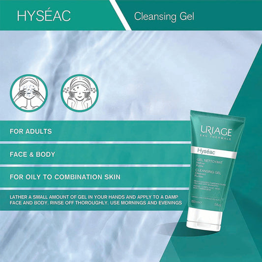 Uriage Hyséac Cleansing Gel 150 ml .
