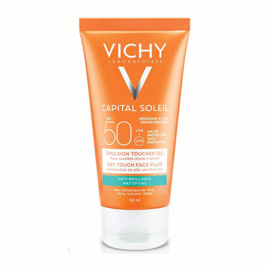 Vichy Capital Soleil SPF 50 Mattifying Face Fluid Dry Touch 50ml .