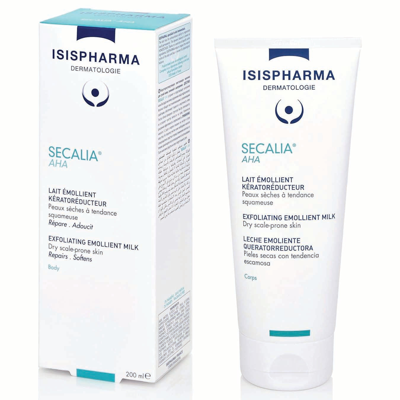 Isis Pharma Secalia AHA Exfoliating Emollient Milk 200 ml .