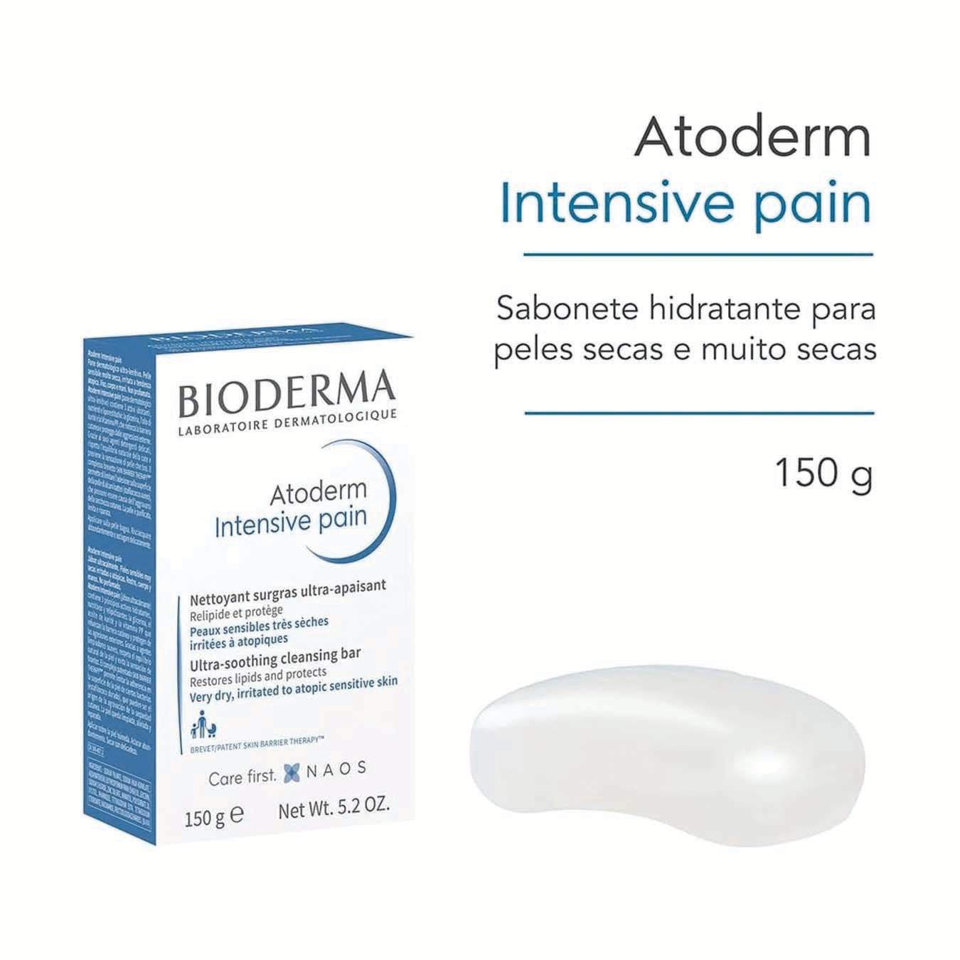 Bioderma Atoderm Intensive Pain Soap Bar 150 gm .