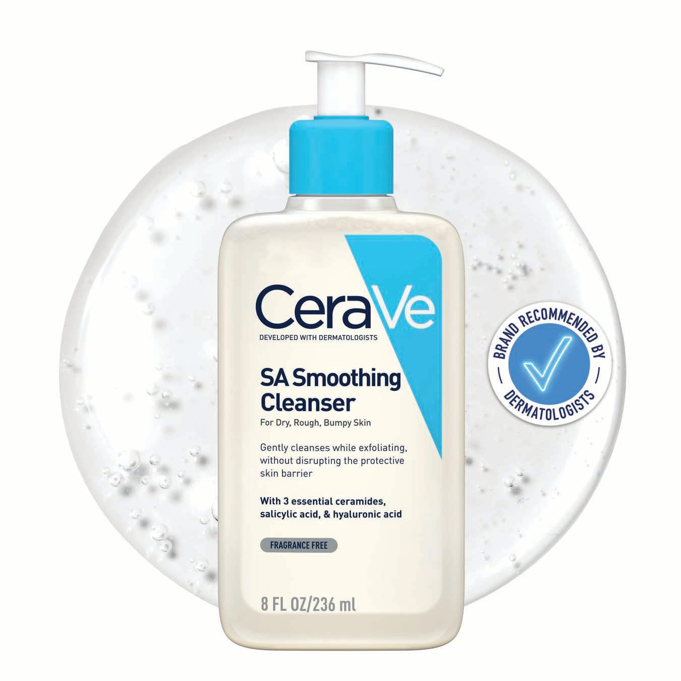 Cerave Smoothing and Renewing SA (Salicylic) Cleanser .