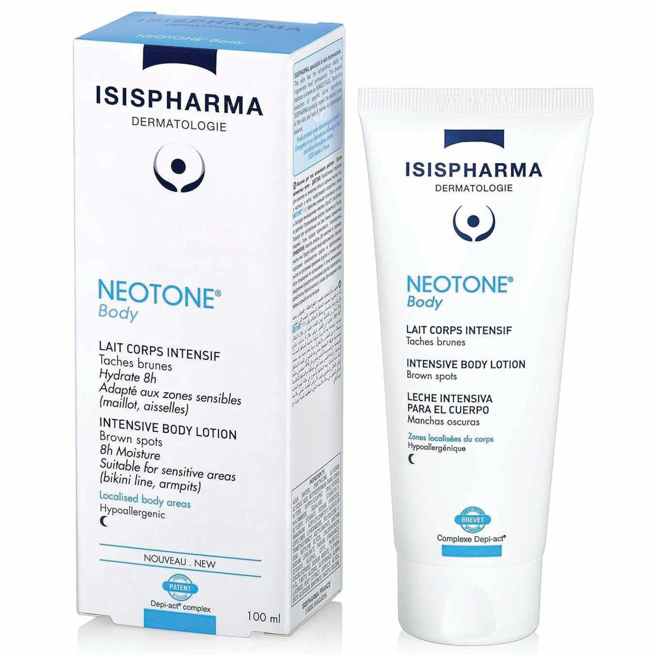 Isis Pharma Neotone Intensive Body Lotion ( Milk) For Sensitive Area 100 ml.